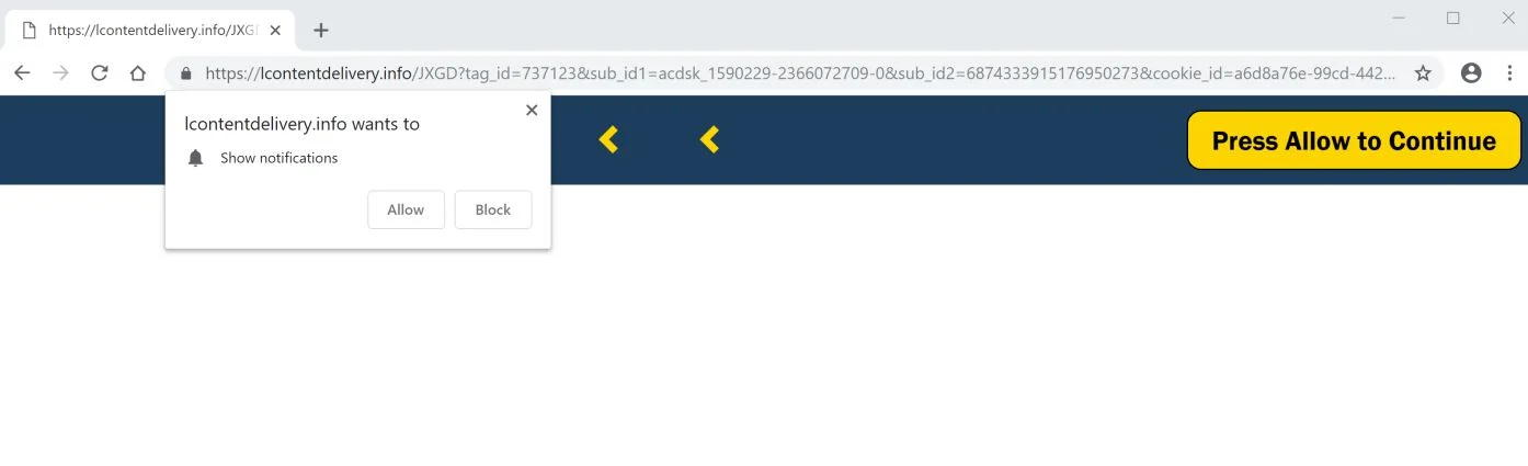 lcontentdelivery.info redirect virus