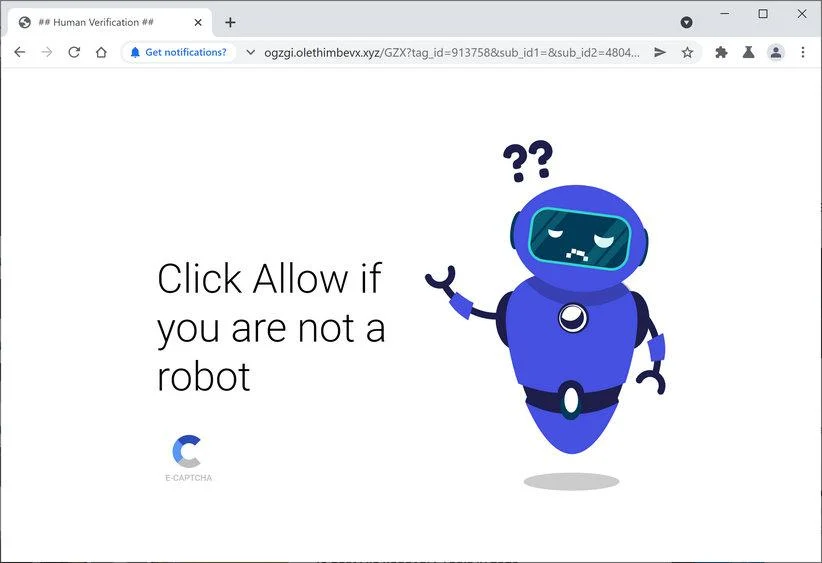Remove Olethimbevx.xyz pop-up ads (Virus Removal Guide) 1 Image: Chrome browser is redirected to Olethimbevx.xyz