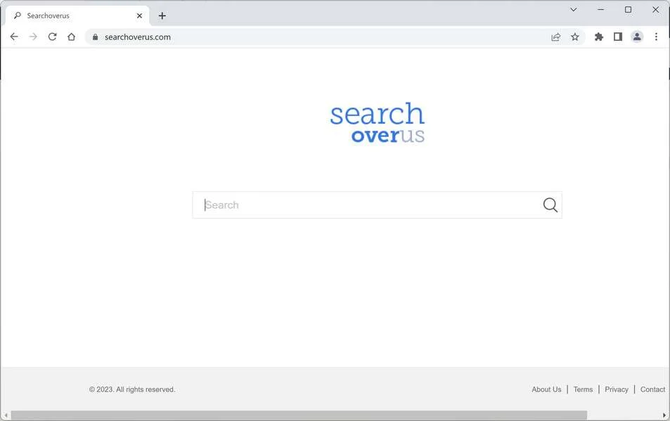Image: Searchoverus.com Browser Hijacker