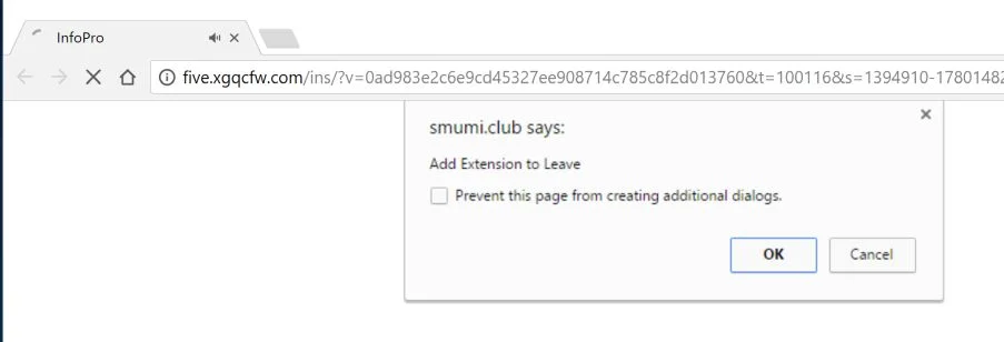 Five.xgqcfw.com redirect virus