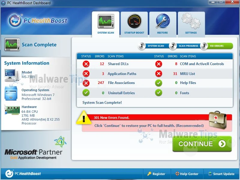 [Image: PC HealthBoost virus]