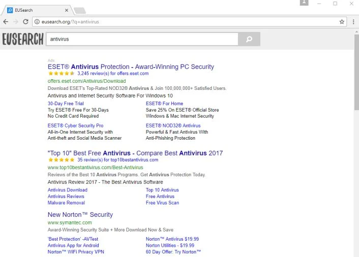 eusearch.org virus