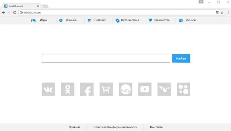 Newtaba.com redirect Newtaba.com Virus