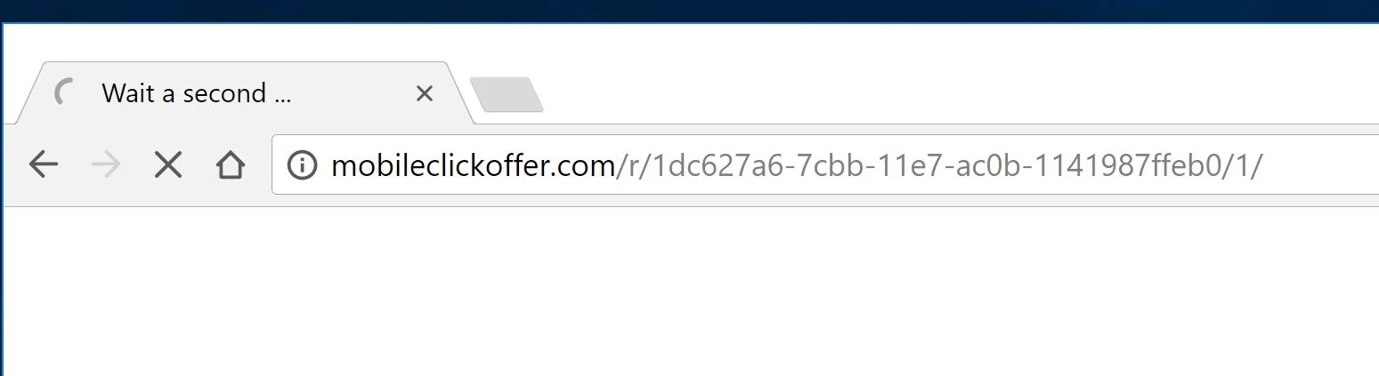 mobileclickoffer.com redirect virus