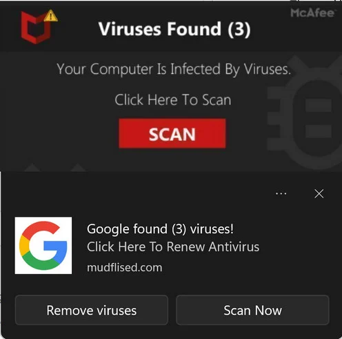 Google Found 3 Viruses