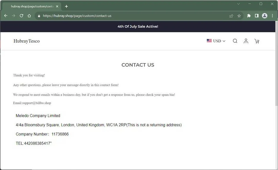 Steer Clear of Hubray.shop - It's A Scam Site 1 Hubray.shop scam
