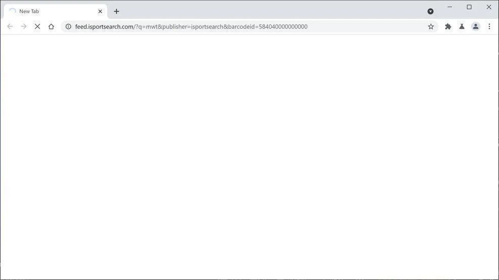 Remove ISportSearch Search redirect (Virus Removal Guide) 1 Image: Chrome browser is redirected to ISportSearch Search