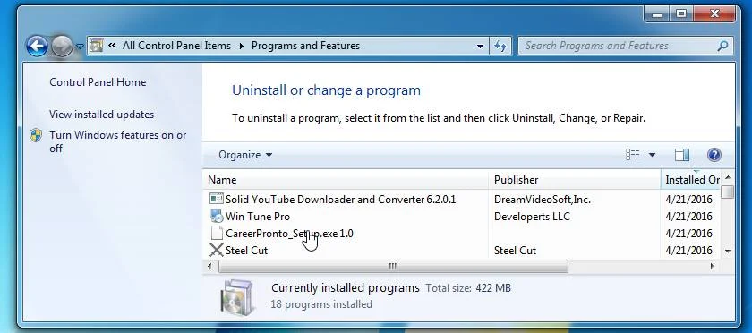 Uninstall Win Tune Pro 