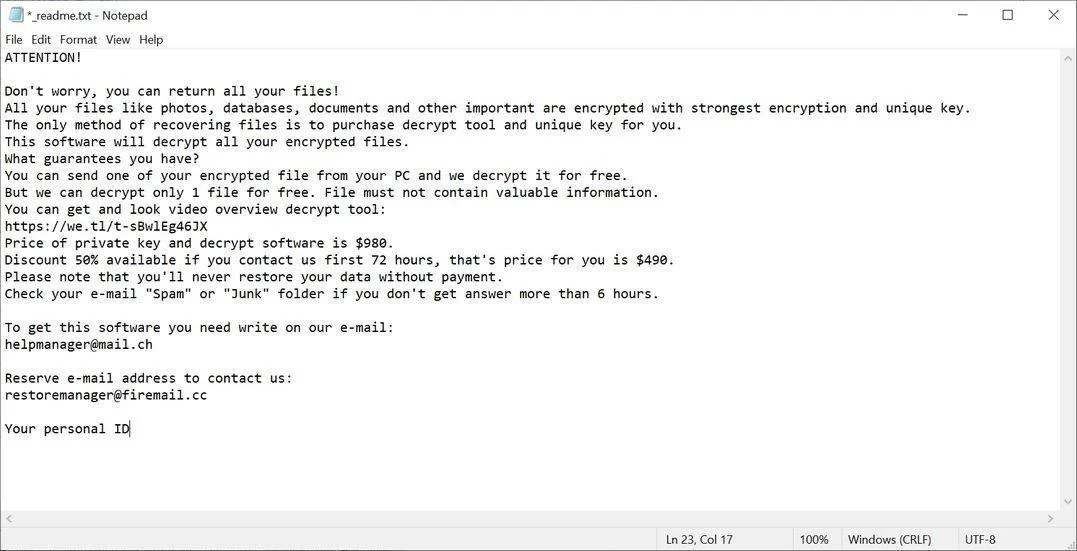 How to remove ZIPE ransomware (Virus Removal Guide) 1 Image: ZIPE ransomware