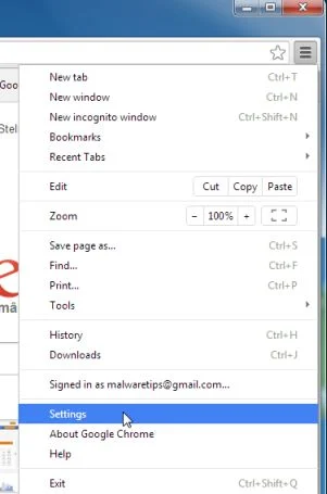 [Image: Click on Settings button]