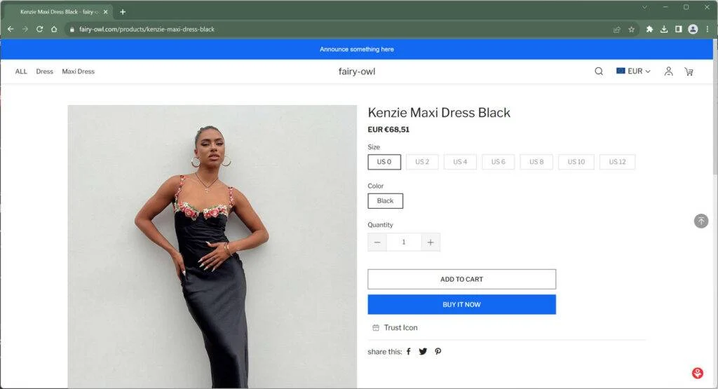 Investigating Fairy-owl.com - Legit or Scam Store? 1 fairy-owl.com trendmicro