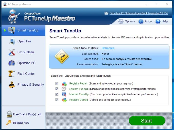 PC TuneUp Maestro by CompuClever PC TuneUp Maestro adware