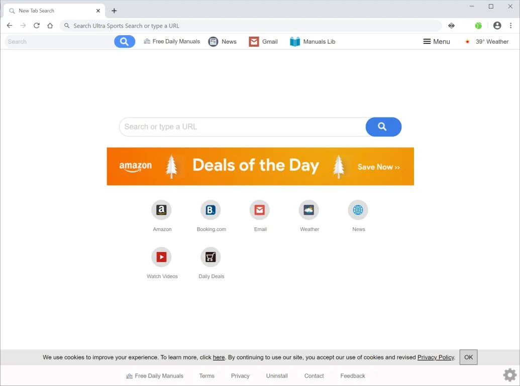 How to remove Free Daily Manuals redirect (Virus Removal Guide) 1 Image: Chrome browser is redirected to Free Daily Manuals