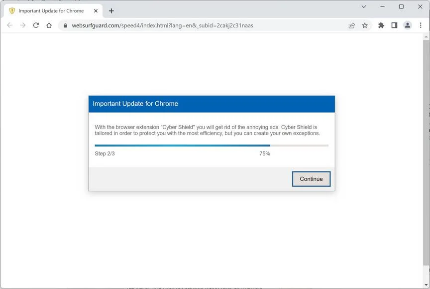 Remove WebSurfGuard.com Ads (Virus Removal Guide) 1 Image: websurfguard.com ads