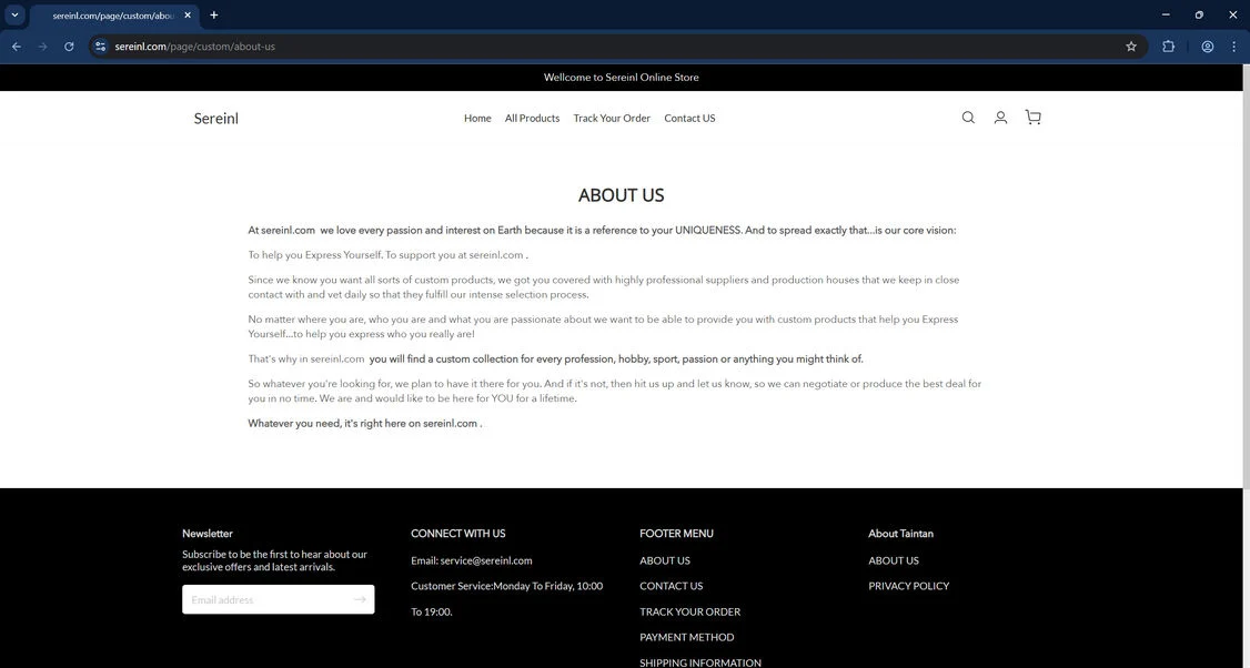 Sereinl.com Scam Store: What You Need To Know 1 Sereinl.com scam