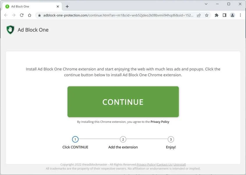 Image: Adblock-one-protection.com Ads