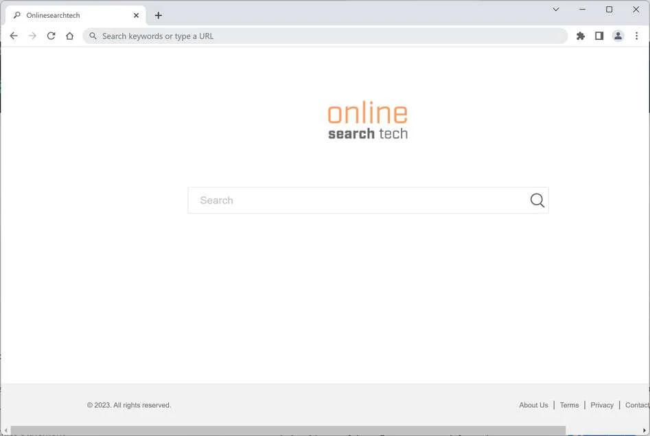 Image: Onlinesearchtech.com Browser Redirect