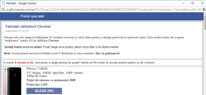 W.gift.crazywin.online virus