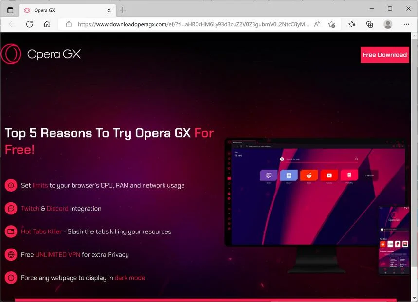 Remove Downloadoperagx.com Ads (Virus Removal Guide) 1 Image: Chrome browser is redirected to Downloadoperagx.com