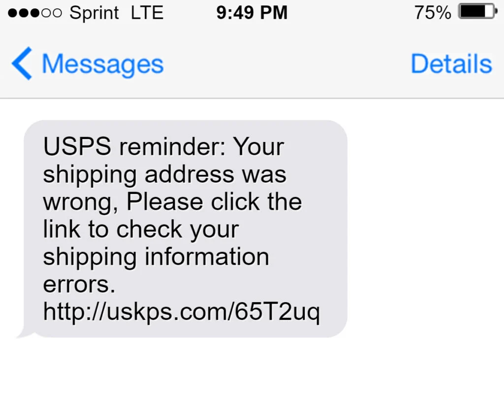 "Uskps.com USPS Delivery" Text Message Scam - Explained 1 Uskps.com USPS Delivery text message