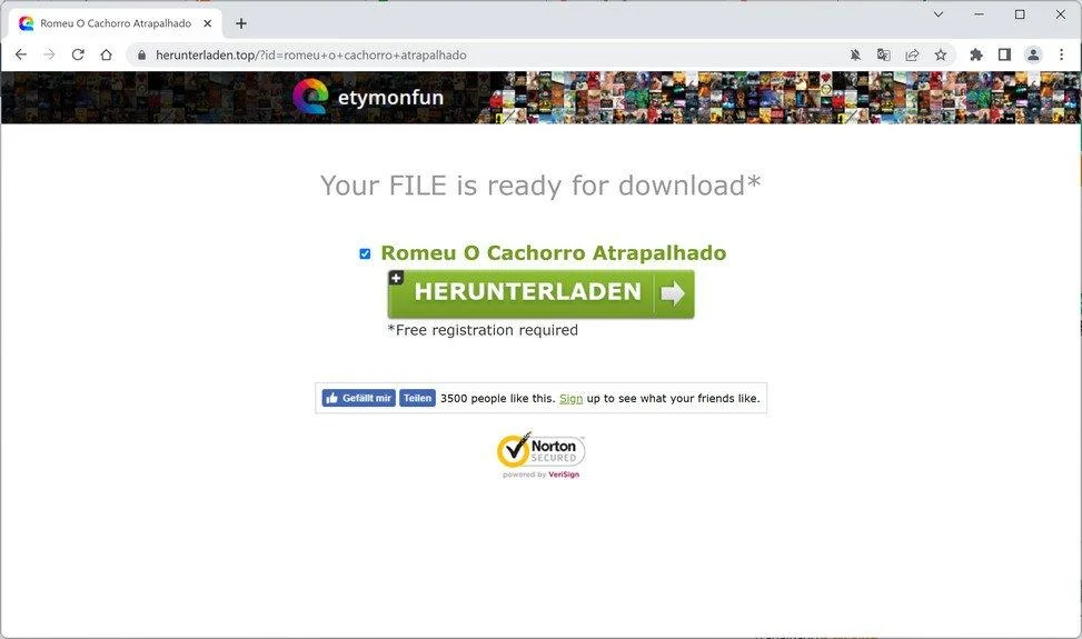 Remove Herunterladen.top Pop-up Ads (Virus Removal Guide) 1 Image: Chrome browser is redirected to Herunterladen.top