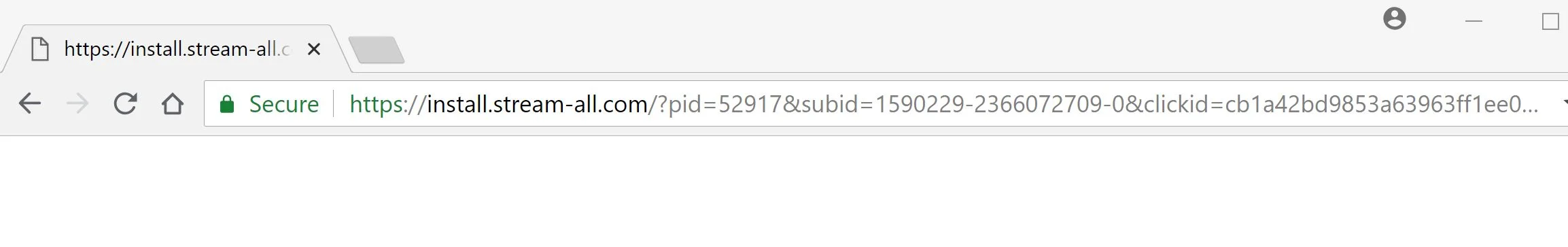 Install.stream-all.com pop-up ads adware