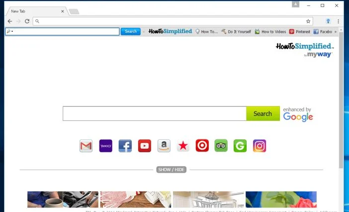 HowToSimplified toolbar