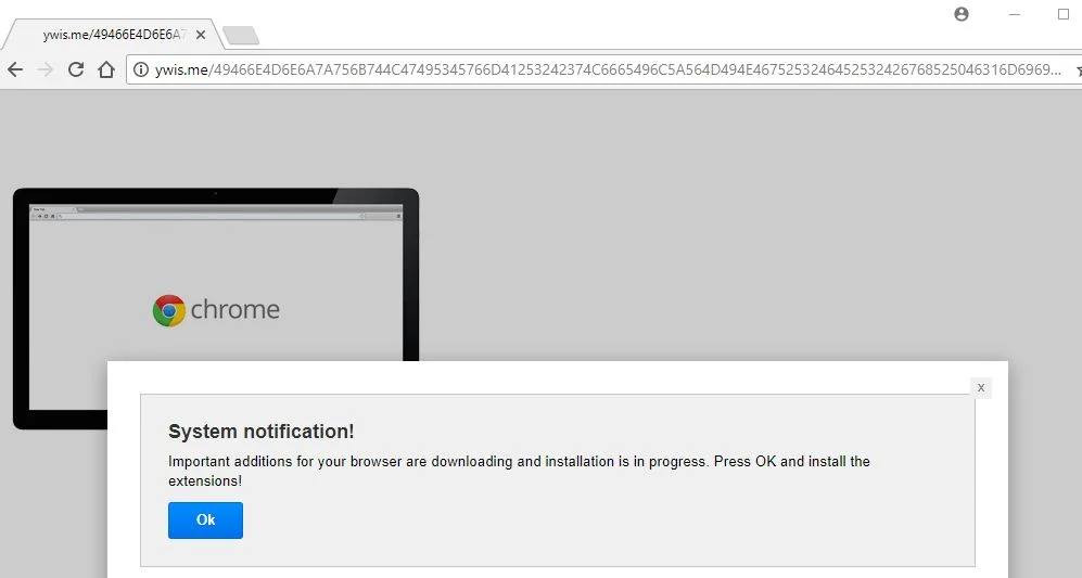ywis.me redirect virus