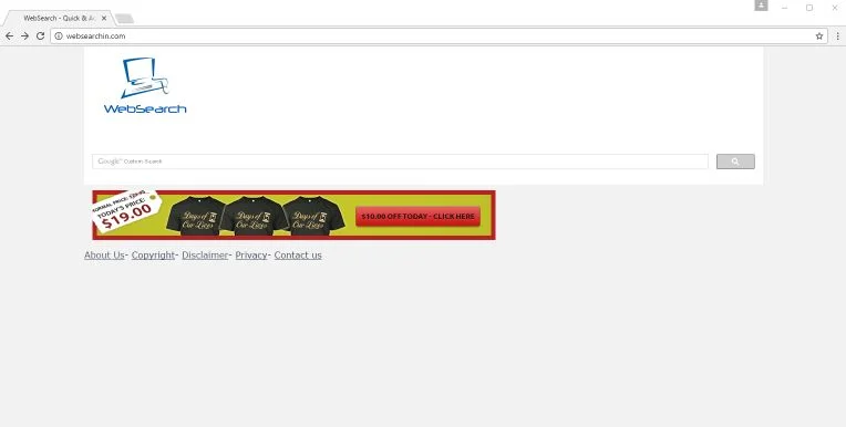 Websearchin.com Virus
