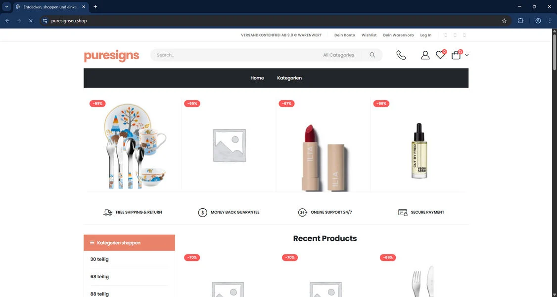 Puresignseu.shop Scam Store: What You Need To Know 1 Puresignseu.shop scam