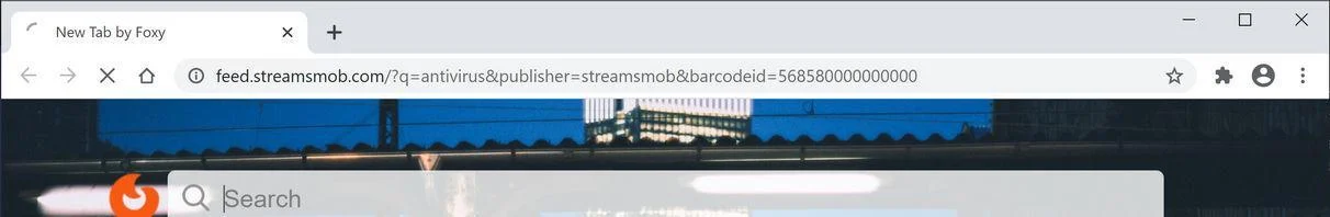 Remove StreamsMob browser hijacker (Virus Removal Guide) 1 Image: Chrome browser is redirected to StreamsMob Search