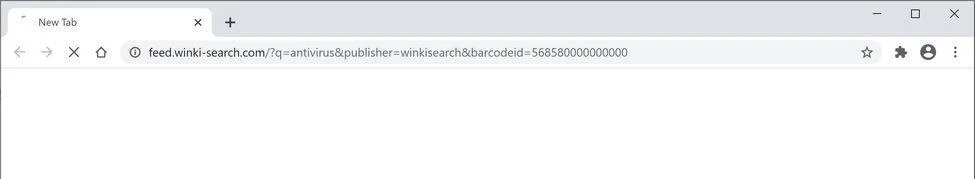 Remove WinkiSearch browser hijacker (Virus Removal Guide) 1 Image: Chrome browser is redirected to WinkiSearch Search