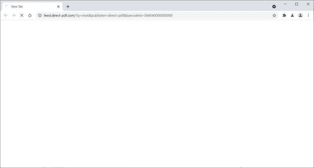 Image: Chrome browser is redirected through Direct-PDF Search