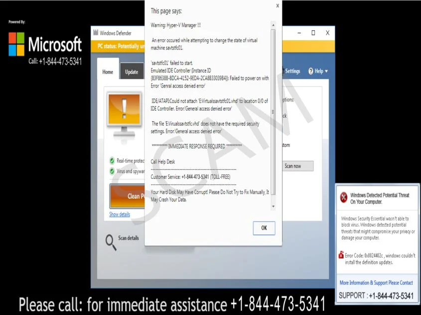 Warning Hyper-V Manager Scam