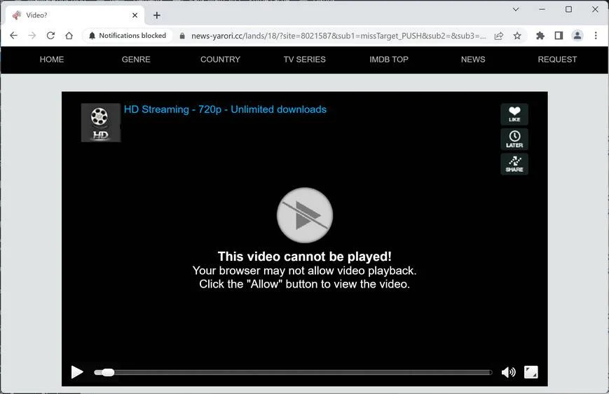 Remove News-yarori.cc Pop-up Ads (Virus Removal Guide) 1 Image: News-yarori.cc Ads