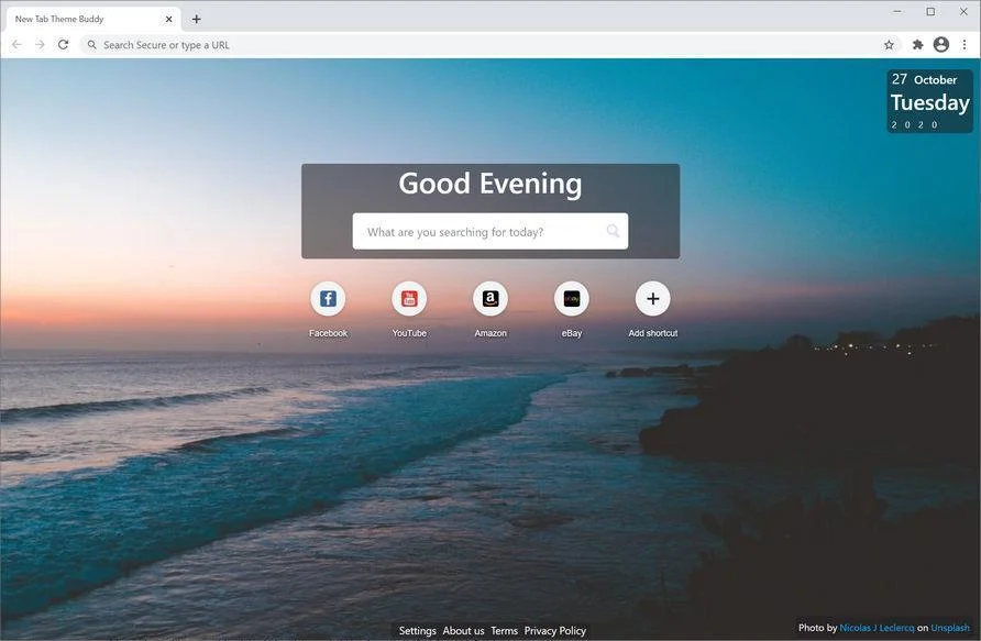 Remove New Tab Theme Buddy redirect (Virus Removal Guide) 1 Image: Chrome browser is redirected to New Tab Theme Buddy