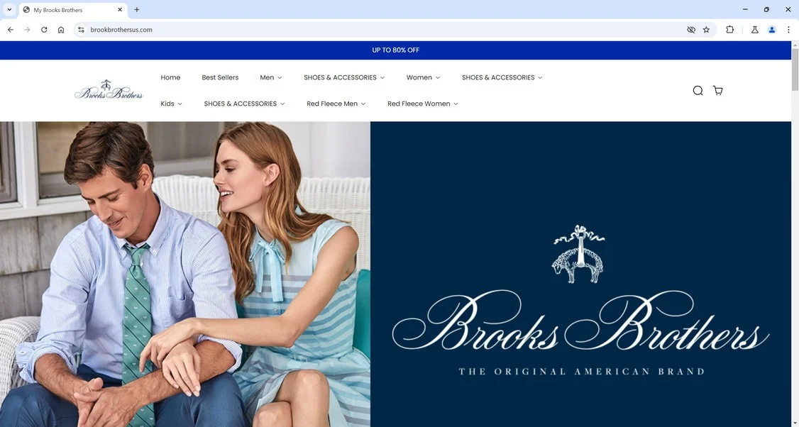 BrookBrothersUS.com Scam: A Fake Brooks Brothers Website 1 Brookbrothersus.com scam