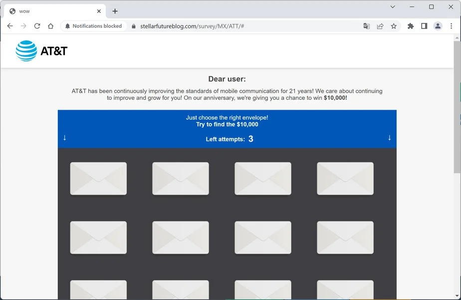 Image: Stellarfutureblog.com Survey Scam
