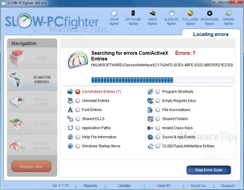 [Image: SLOW-PCfighter virus]