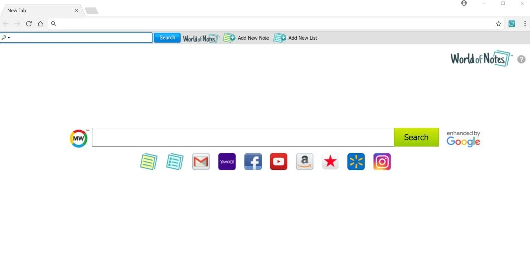 WorldOfNotes toolbar virus