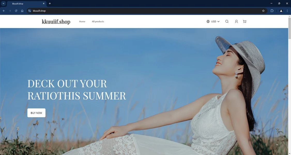 Don't Trust Kkuuiif.shop - We Confirm it's a Sneaky Scam Store 1 Kkuuiif.shop scam