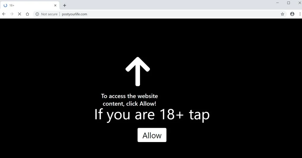 How to remove Postyourlife.com pop-up ads (Virus Removal Guide) 1 Postyourlife.com redirect virus