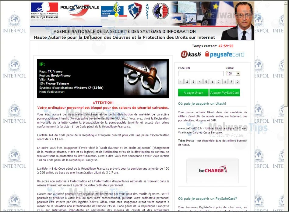 Agence nationale de la sécurité des systèmes d'information (ANSSI) virus ANSSI virus