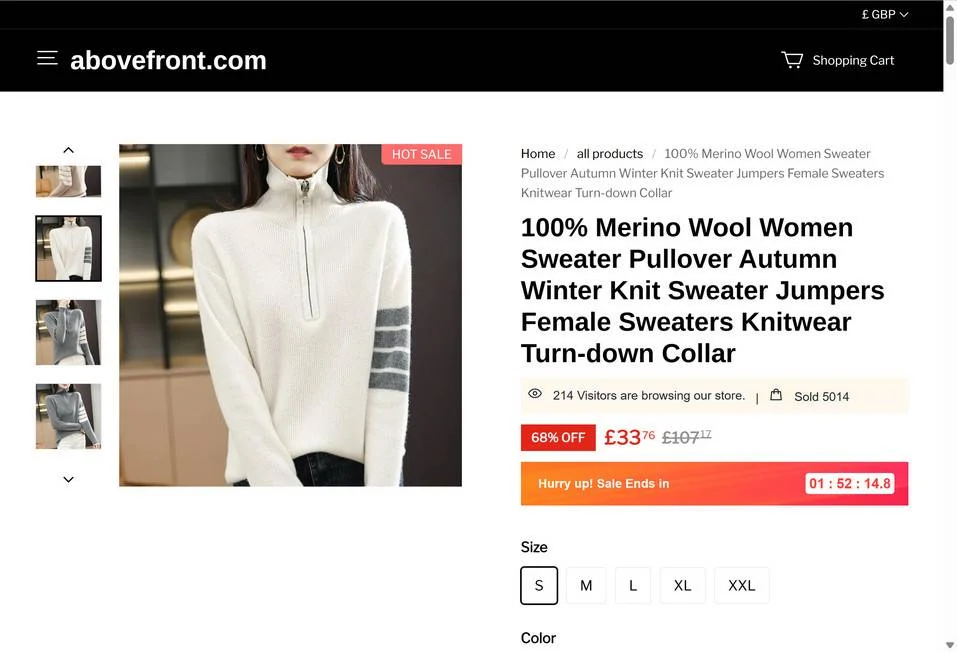 Abovefront.com scam