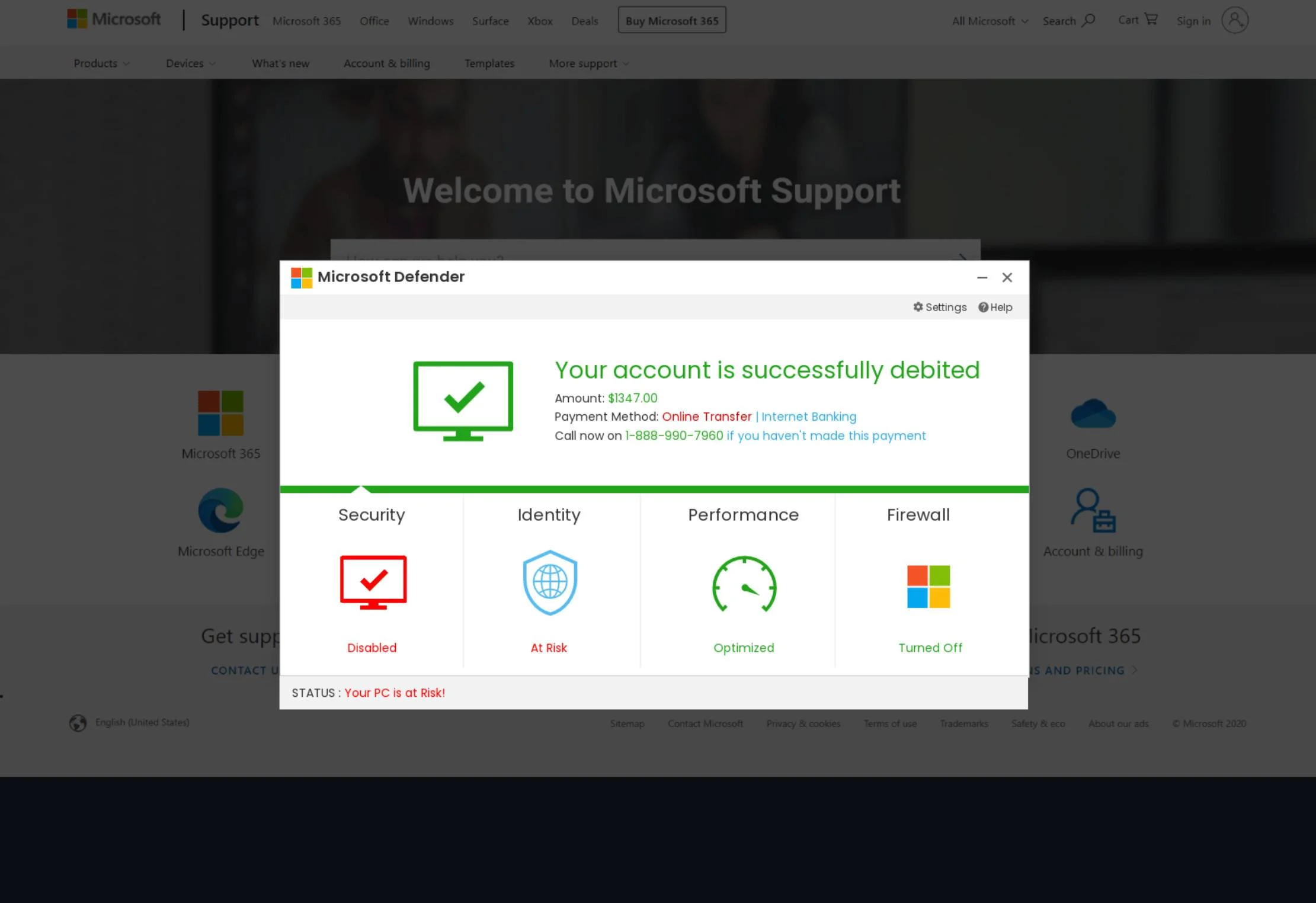 Your Account Is Successfully Debited Scam