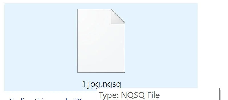 Image: NQSQ file encrypted