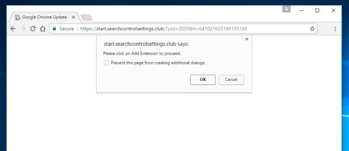 Remove Start.searchcontrolsettings.club virus