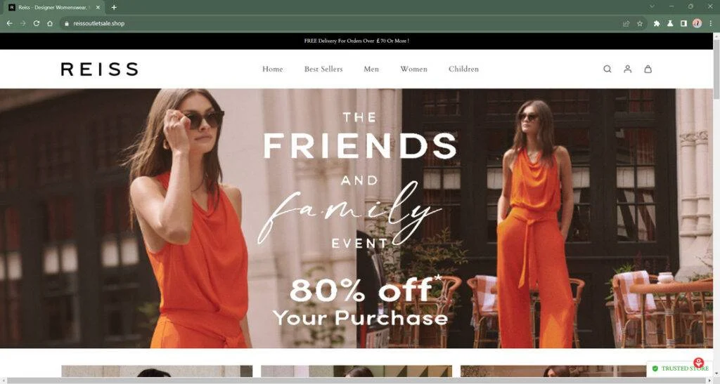 Reissoutletsale.shop Scam Store: What You Need To Know 1 reissoutletsale.shop china