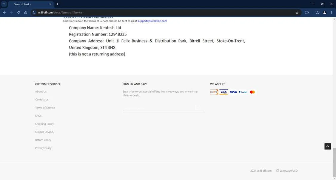 Vs95off.com scam