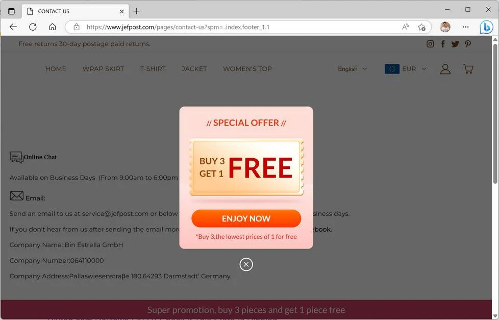 Jefpost.com scam